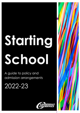 Download the Starting School Booklet