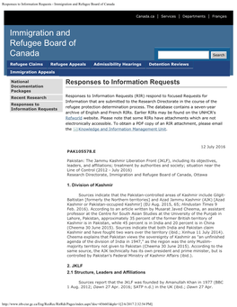 Immigration and Refugee Board of Canada