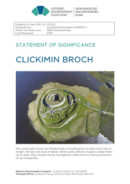 Clickimin Broch