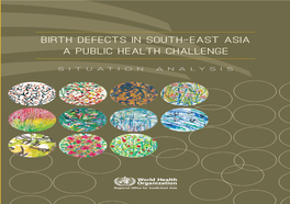 Birth Defects in South-East Asia a Public Health Challenge Birth