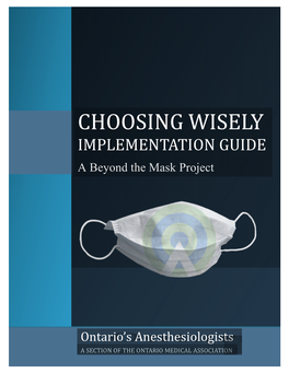 Choosing Wisely Implementation Guide