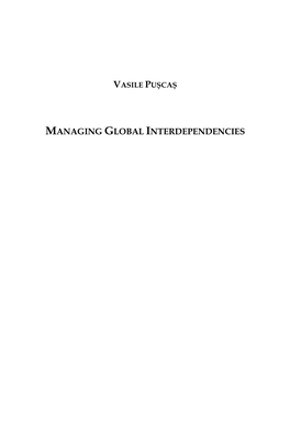 The Management of Global Interdependencies