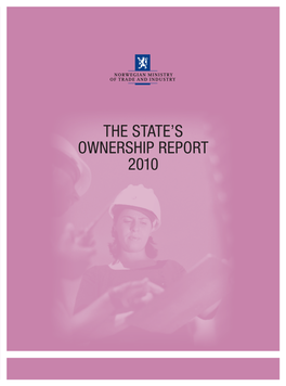 The State's Ownership Report 2010