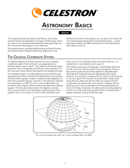 Astronomy Basics