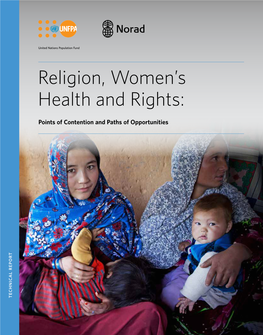 Religion, Women's Health and Rights: Points of Contention and Paths of Opportunities
