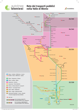 Rete Dei Trasporti Pubblici Nella Valle Di Blenio