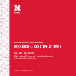 Researchand Creative Activity