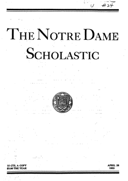 Notre Dame Scholastic, Vol. 66, No. 24
