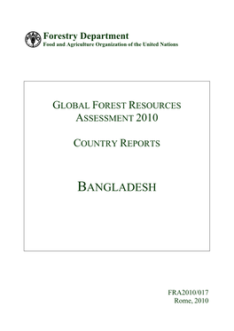 Global Forest Resources Assessment 2010 Country Reports