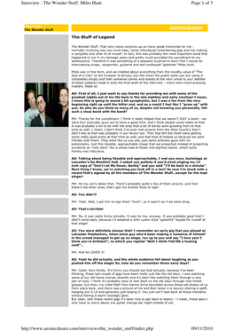 Page 1 of 3 Interview