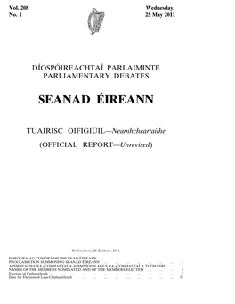 Seanad Éireann