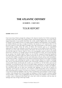 The Atlantic Odyssey