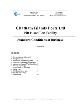 Chatham Islands Ports Ltd