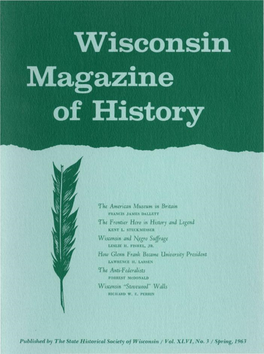 Wisconsin Magazine of History