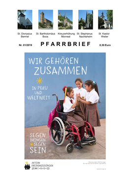 Pfarrbrief Januar 2019