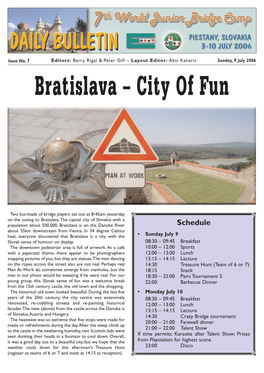 Bratislava – City of Fun