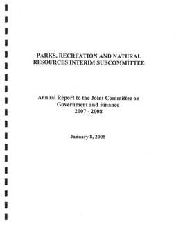 Parks, Recreation and Natural Resources Interim