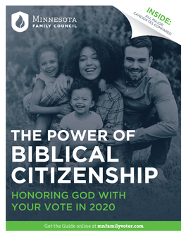 The Power of Biblical Citizenship Honoring God with Your Vote in 2020