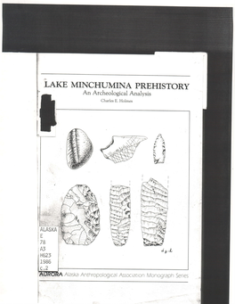 LAKE MINCHUMINA PREHISTORY an Archeologicalanalysis Charlese