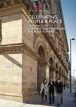 Celebrating People and Place: Guidance on Commemorative