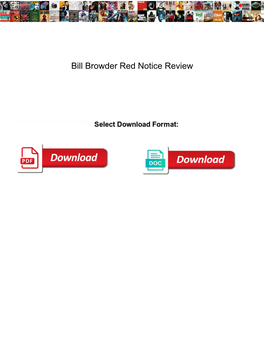 Bill Browder Red Notice Review