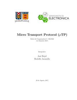 Micro Transport Protocol (Μtp)