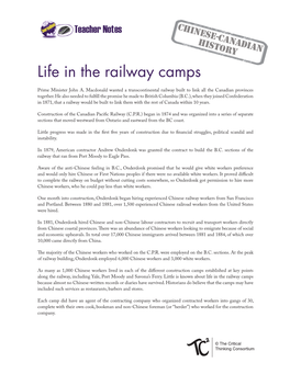 Life in the Railway Camps