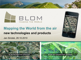 Blom Company Presentation