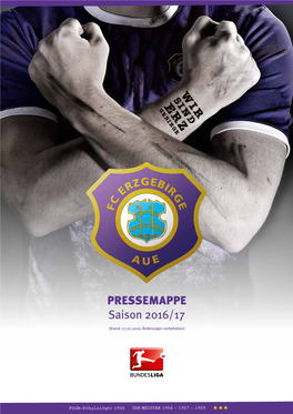 PRESSEMAPPE Saison 2016/17