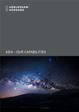 Asia - Our Capabilities Introduction