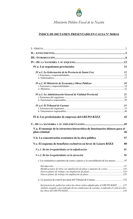 Ministerio Público Fiscal De La Nación