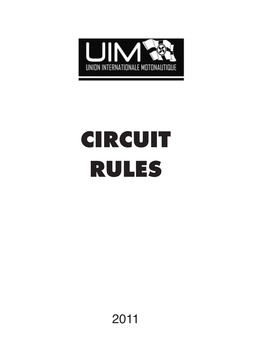 Circuit Rules 2011