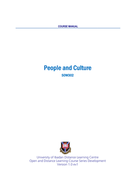 People and Culture SOW302