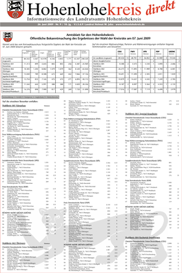 Informationsseite Des Landratsamts Hohenlohekreis Direkt 26