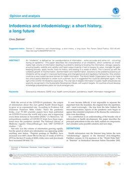 Infodemics and Infodemiology: a Short History, a Long Future