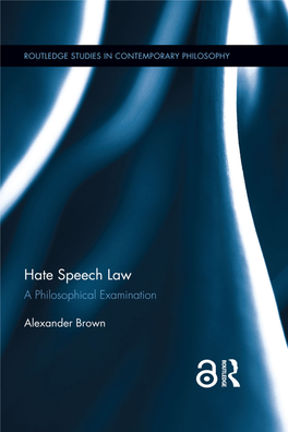 Hate Speech Law