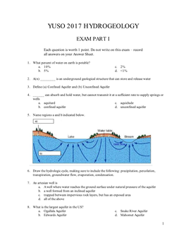 Yuso 2017 Hydrogeology