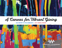 A Canvas for Vibrant Giving