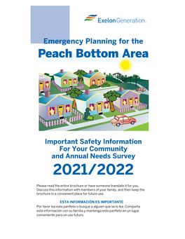 Emergency Planning for the Peach Bottom Area