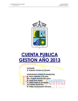 Cuenta Publica 2013
