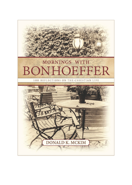 The Life of Dietrich Bonhoeffer