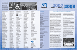 Annual Report to Win the 2007 Superchallenge Title 2008 New Hampshire Public Television (Host Jim Jeannotte, Third from Right)