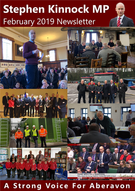 Stephen Kinnock MP February 2019 Newsletter