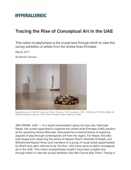 Tracing the Rise of Conceptual Art in the UAE