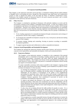 Bangkok Expressway and Metro Public Company Limited Form 56-1