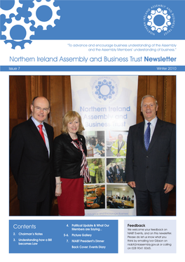 Northern Ireland Assembly and Business Trust Newsletter