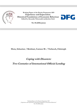 Coping with Disasters: Two Centuries of International Official Lending