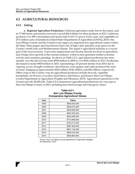 4.2 Agricultural Resources