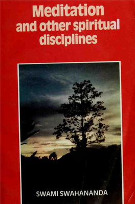 Meditation and Other Spiritual Disciplines