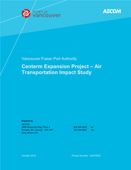Air Transportation Impact Study